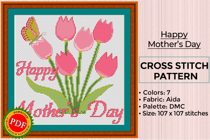 happy-mothers-day-cross-stitch-pattern-tulips