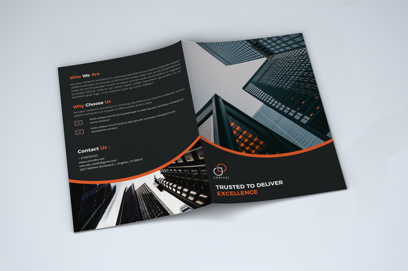 bifold-business-brochure-template