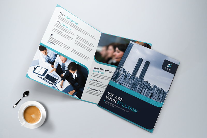 bifold-business-brochure-template