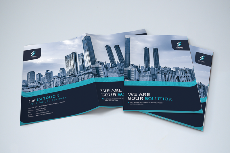 bifold-business-brochure-template