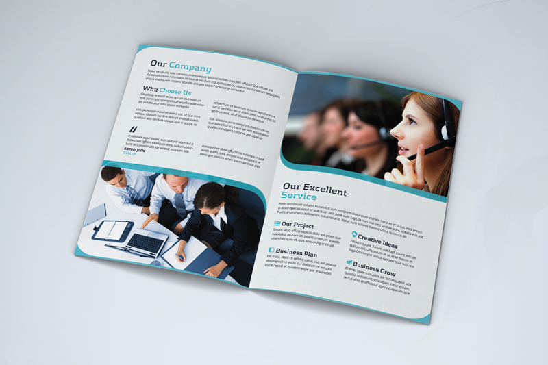 bifold-business-brochure-template