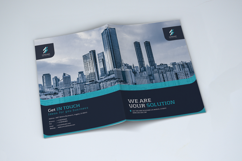 bifold-business-brochure-template