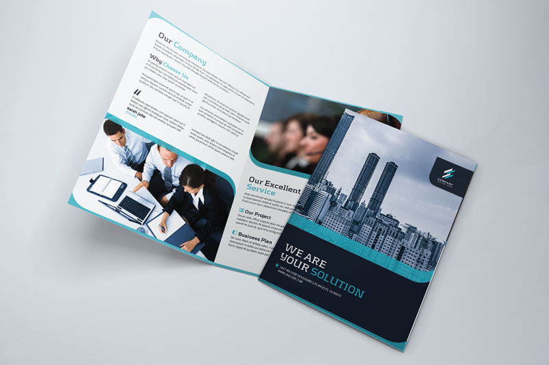 bifold-business-brochure-template