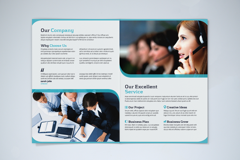 bifold-business-brochure-template