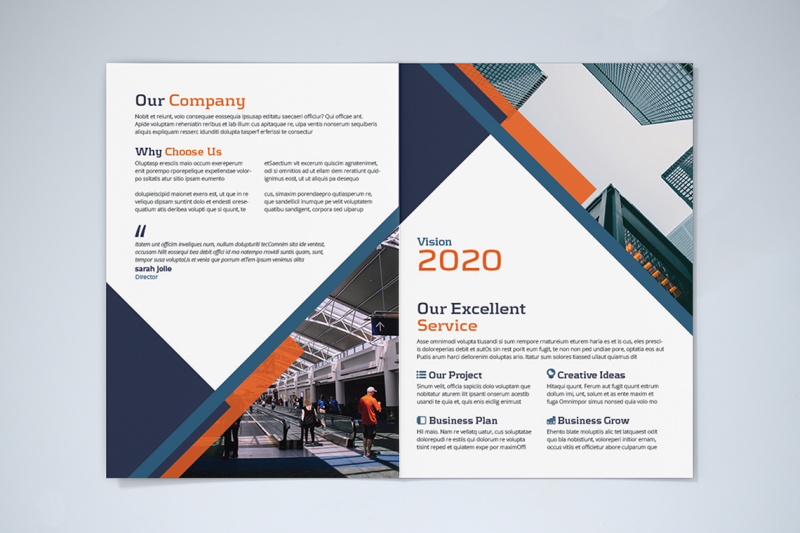 bifold-business-brochure-template