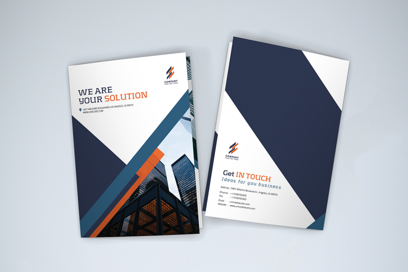 bifold-business-brochure-template