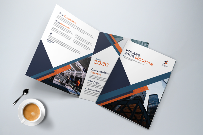 bifold-business-brochure-template