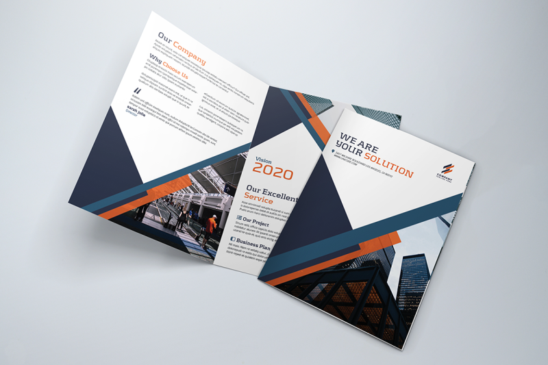 bifold-business-brochure-template