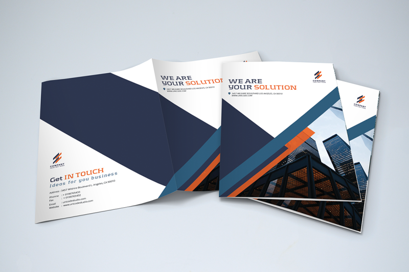 bifold-business-brochure-template