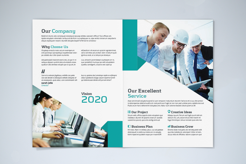 bifold-business-brochure-template