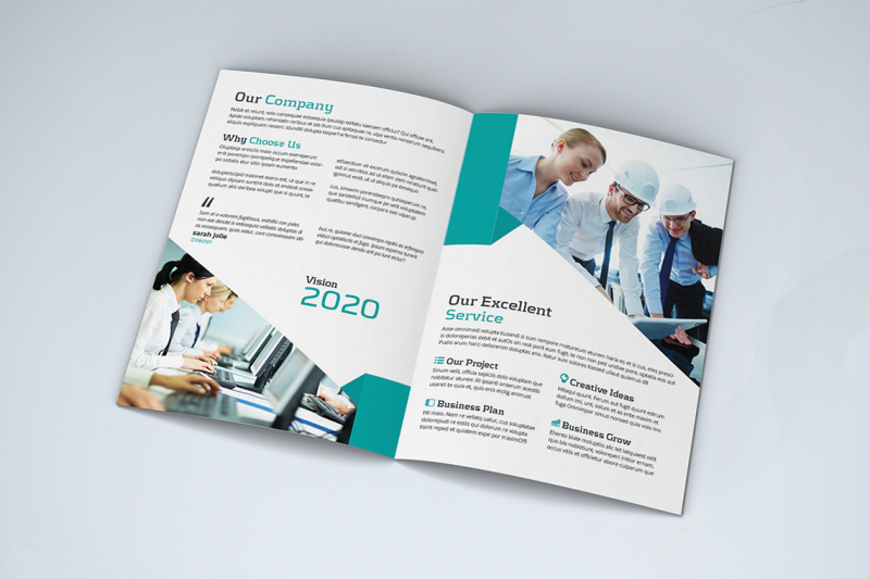 bifold-business-brochure-template