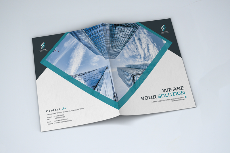 bifold-business-brochure-template