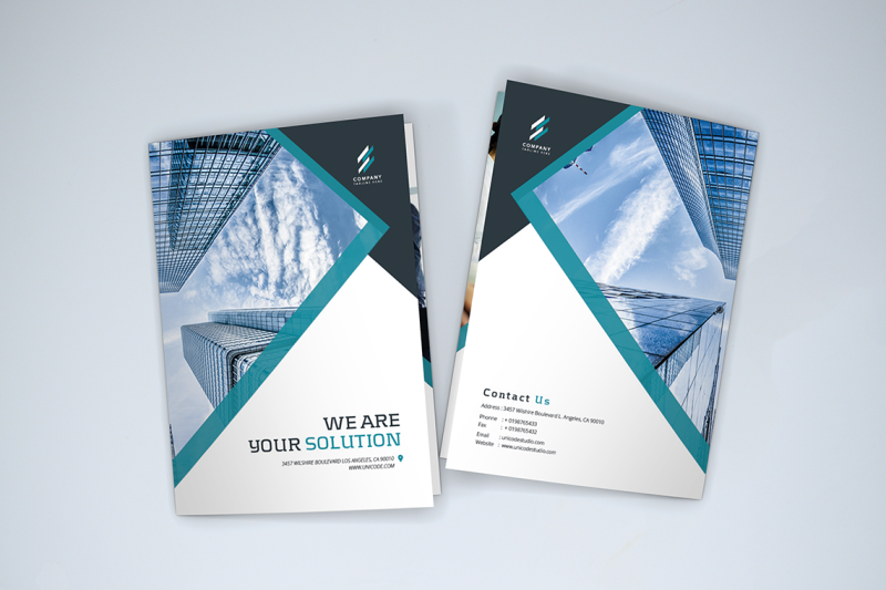 bifold-business-brochure-template