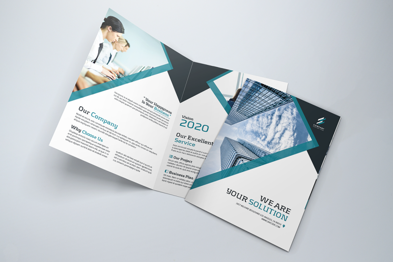 bifold-business-brochure-template