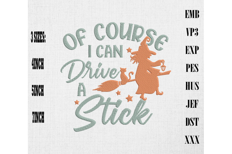 of-course-i-can-drive-a-stick-witch-embroidery-happy-halloween