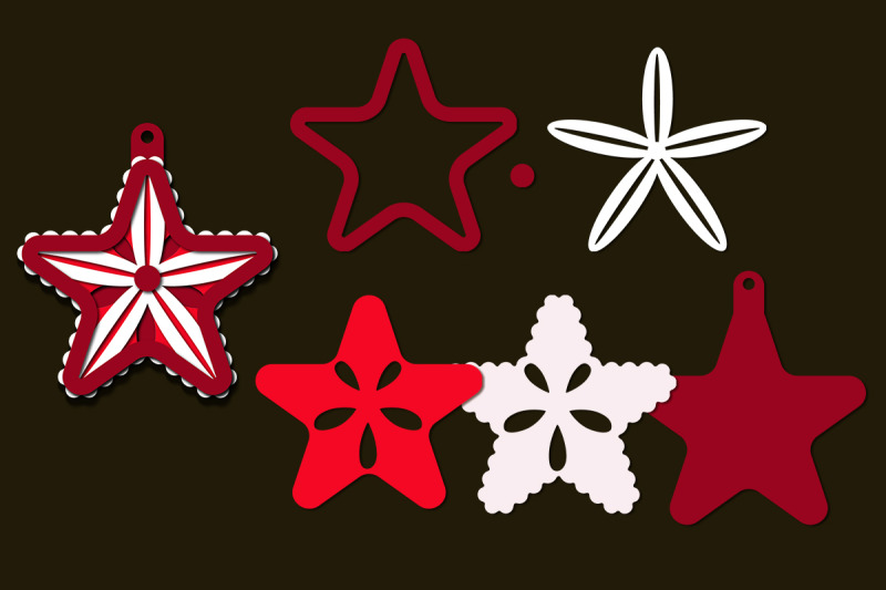 layered-christmas-ornaments-star-cut-files