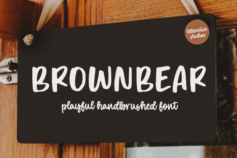 brownbear-is-a-modern-handwritten-font