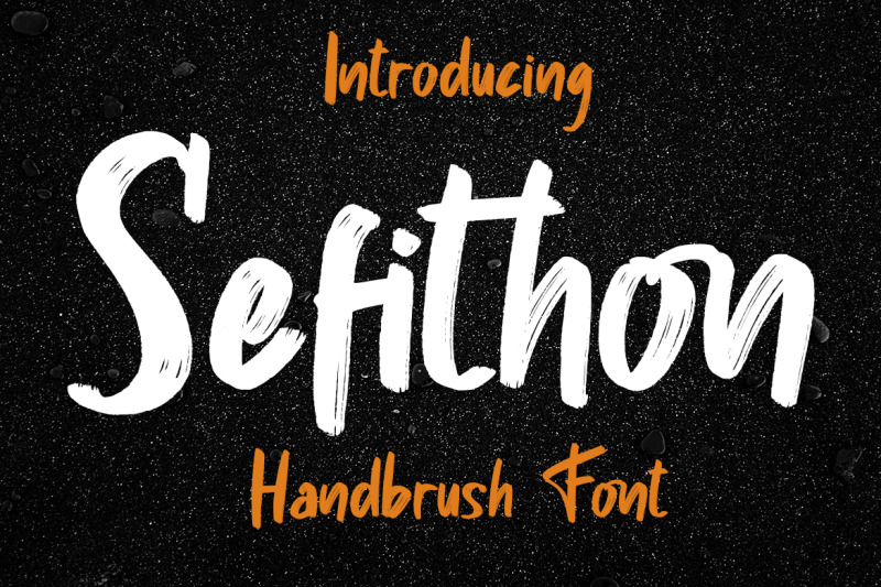 sefithon-handbrush-font