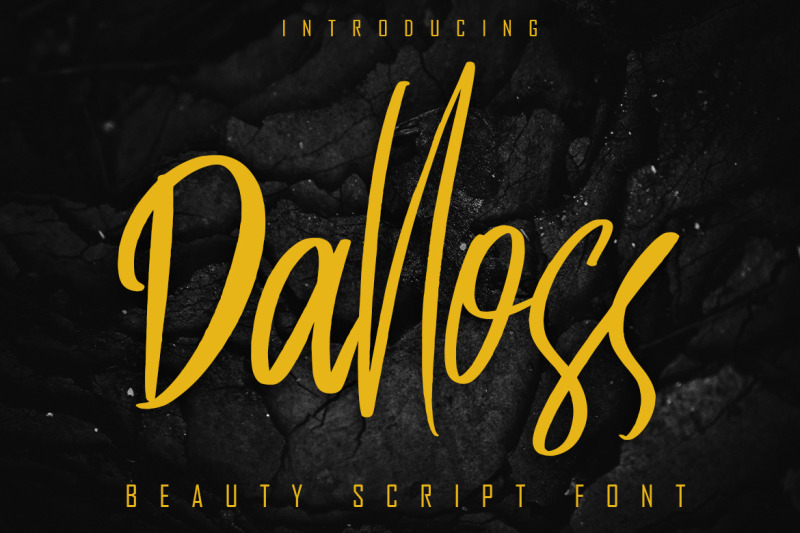 dalloss-beauty-script-font
