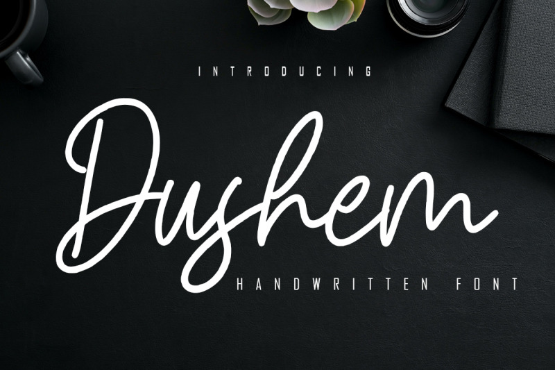 dushem-handwritten-script