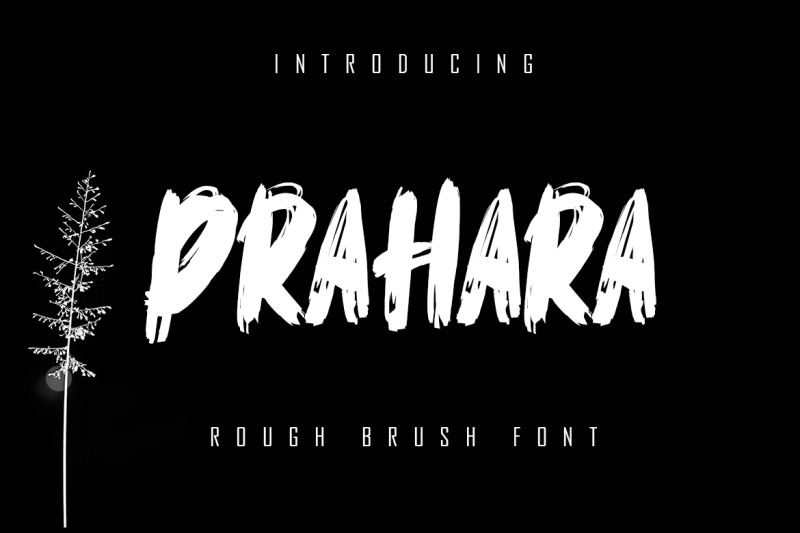 prahara-rough-brush-font