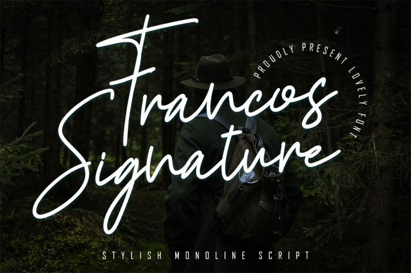 francos-signature-stylish-monoline-font