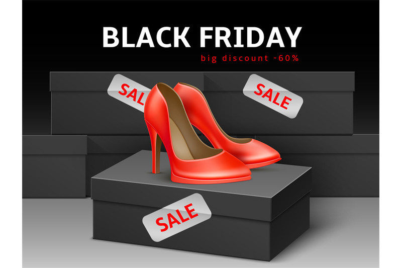 sale-shoes-banner-black-friday-discount-advertising-poster-with-class