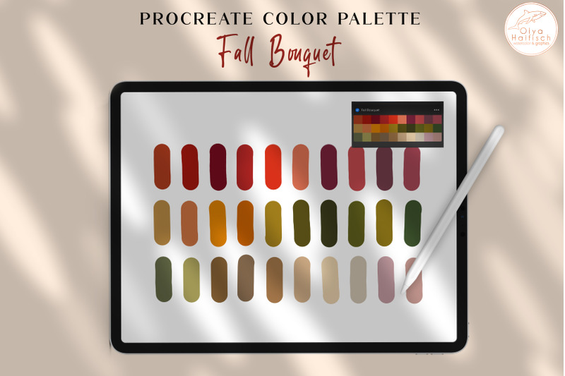 fall-procreate-color-palette-autumn-swatches-file