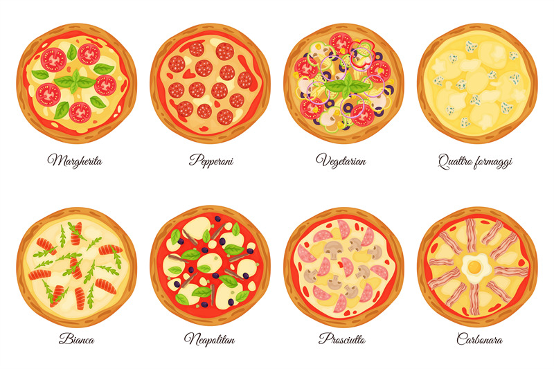 pizza-types-set-different-filling-types-italian-fast-food-round-dou