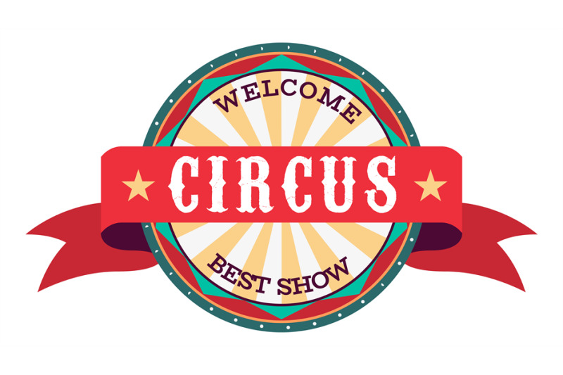 round-circus-label-carnival-show-badge-template