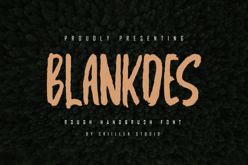 blankdes-rough-handbrush-font