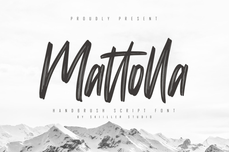 mattolla-handbrush-script-font