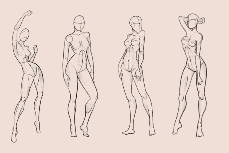 female-pose-procreate-brushes