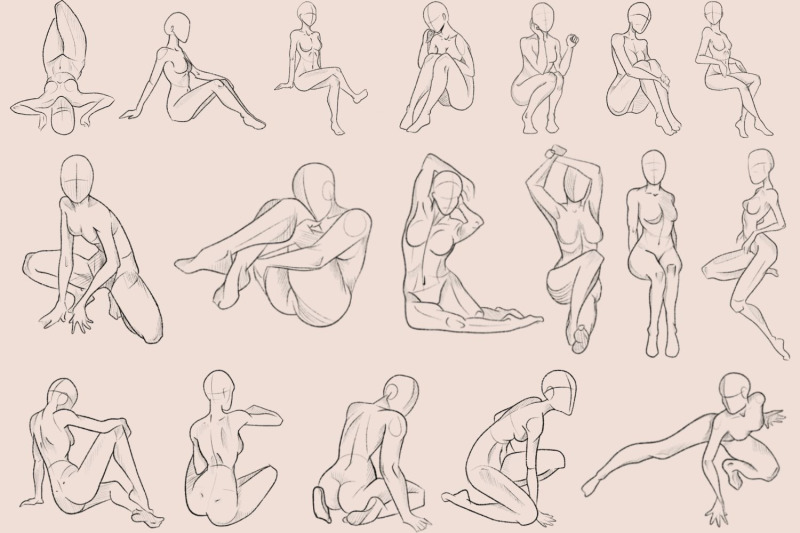 female-pose-procreate-brushes