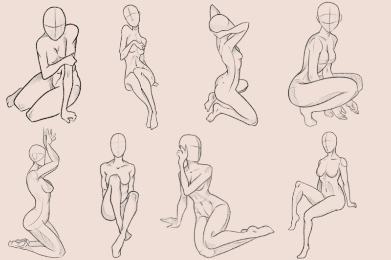 female-pose-procreate-brushes