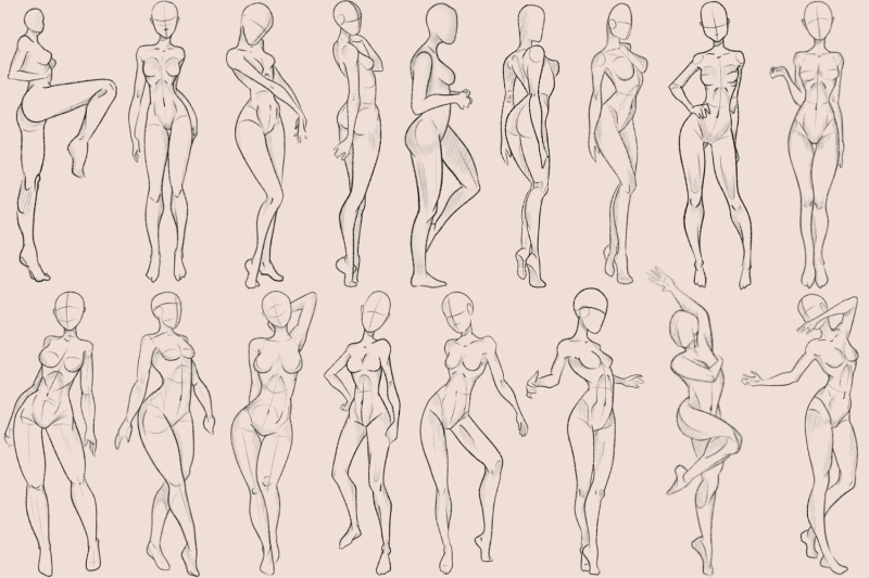 female-pose-procreate-brushes