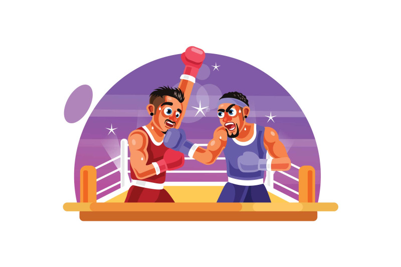 boxer-fighter-vector-illustration