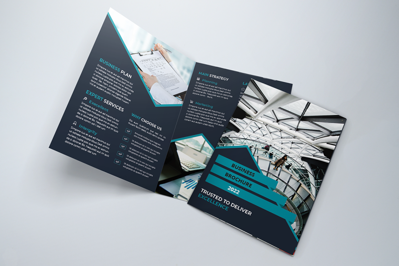 bifold-business-brochure-template