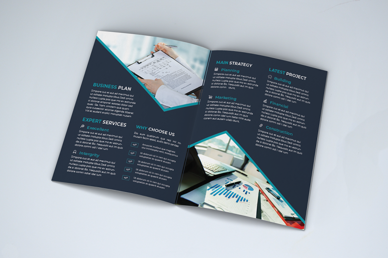 bifold-business-brochure-template