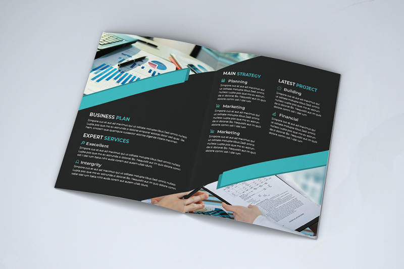 bifold-business-brochure-template