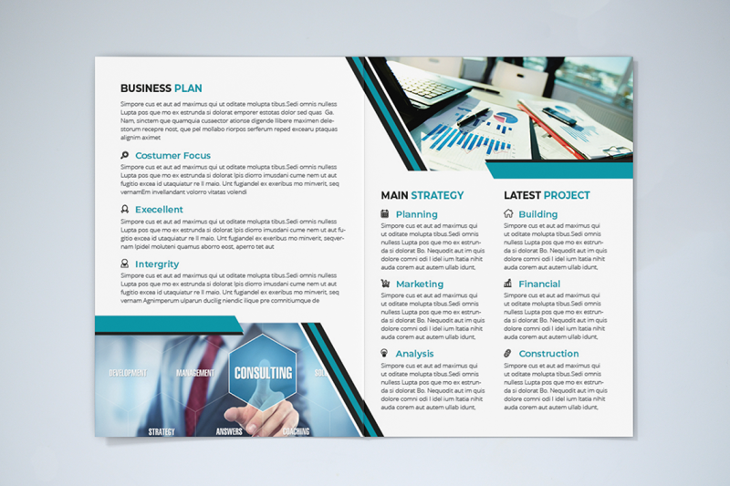 bifold-business-brochure-template