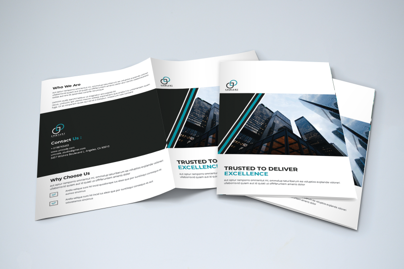 bifold-business-brochure-template