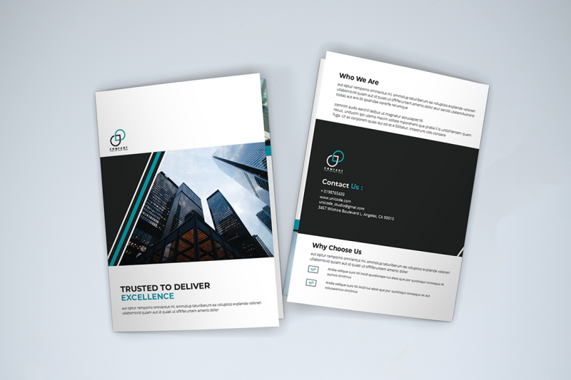 bifold-business-brochure-template