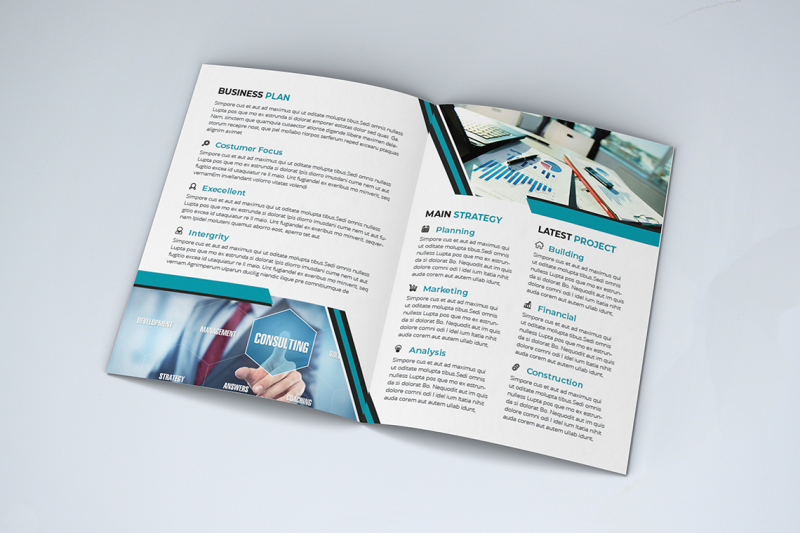 bifold-business-brochure-template