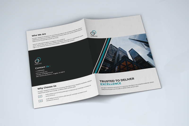 bifold-business-brochure-template