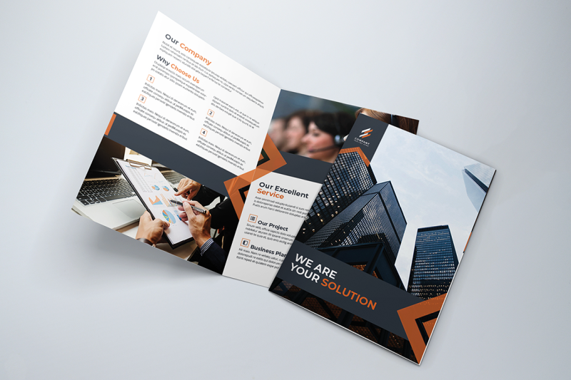 bifold-business-brochure-template