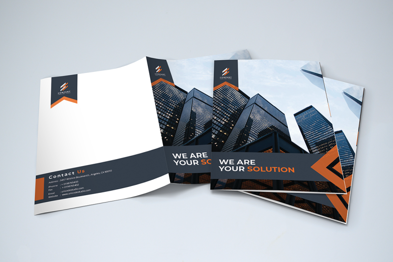 bifold-business-brochure-template