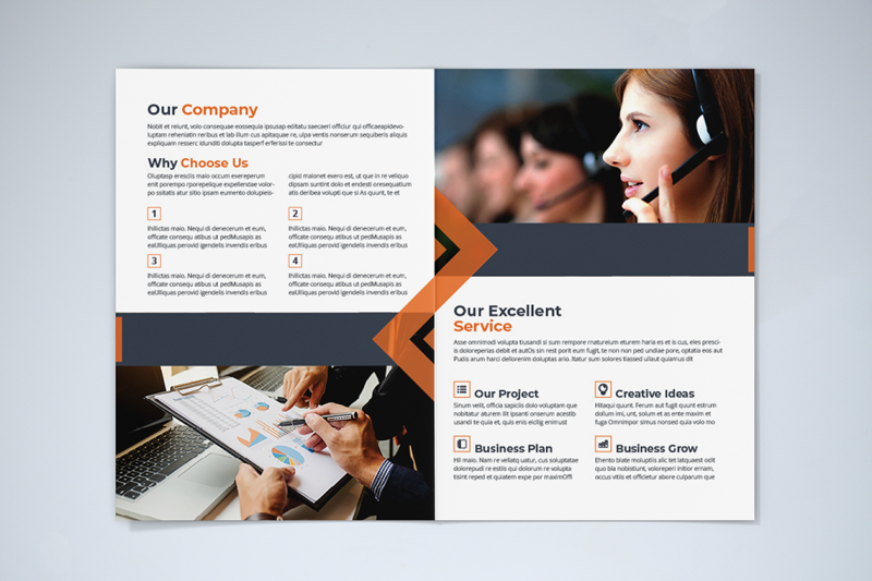 bifold-business-brochure-template