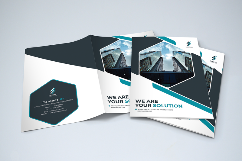 bifold-business-brochure-template