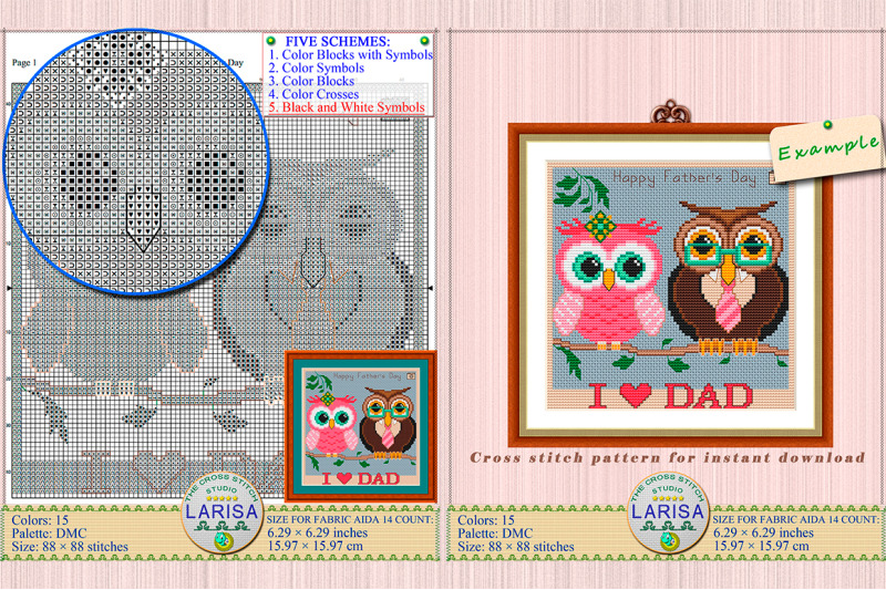 fathers-day-cross-stitch-pattern-two-owls